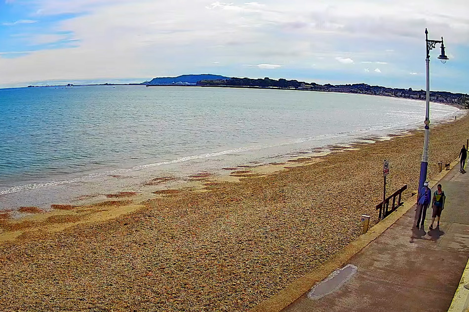 greenhill beach weymouth in dorset                         
