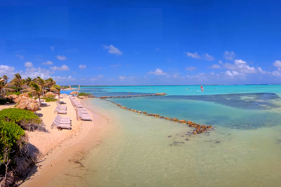 sorobob beach in bonaire                            
