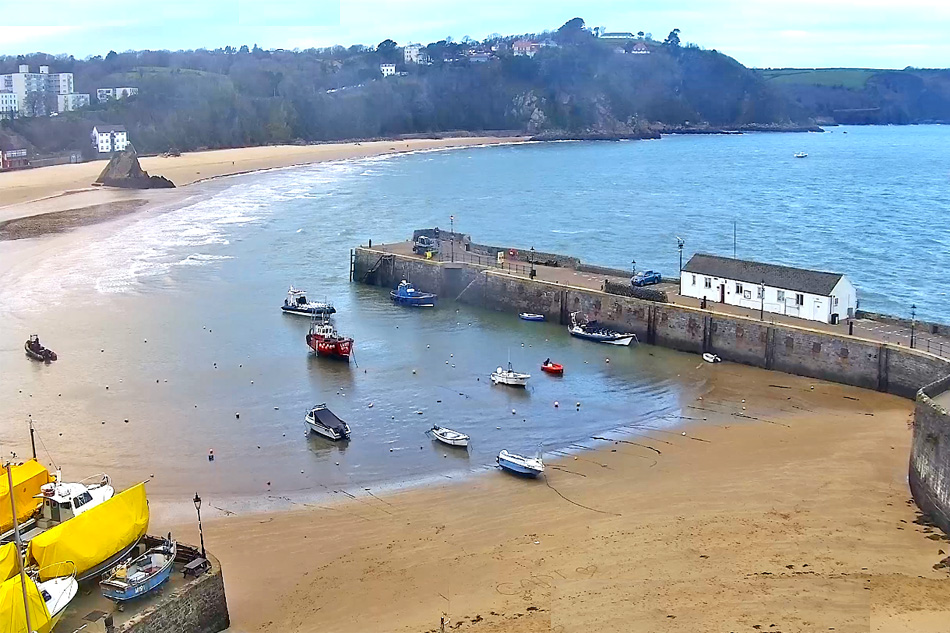 tenby harbour beach                          
