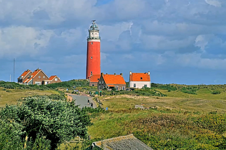 eierland lighthouse on texel