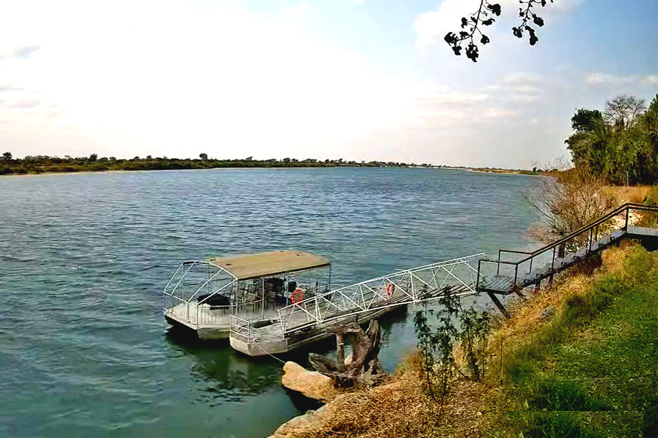 view of the zambezi river                            
