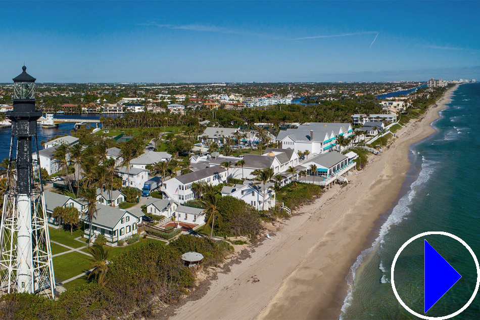 view of the town of hillsboro beach