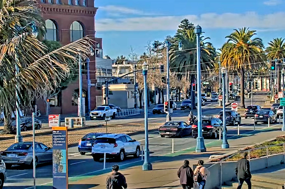 street in california