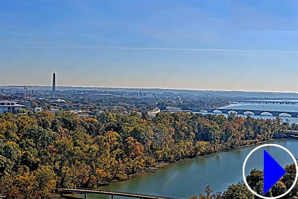 view over washington dc